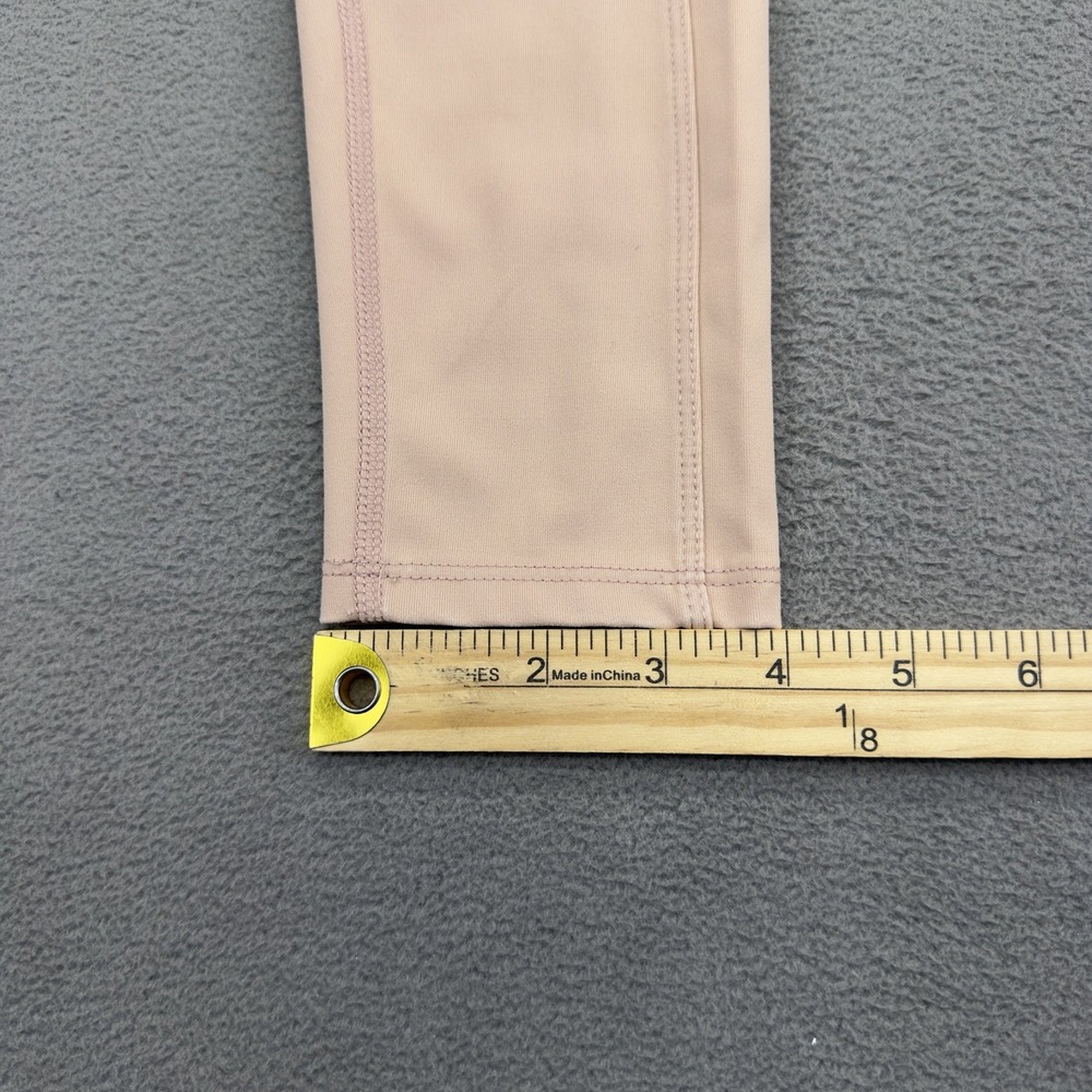 Free People FP Movement On Cloud Nine Leggings Size M Pink Pearl Side Pocket - Picture 9 of 11